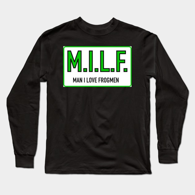 Basic Milf Long Sleeve T-Shirt by Cassie’s Cryptid Land